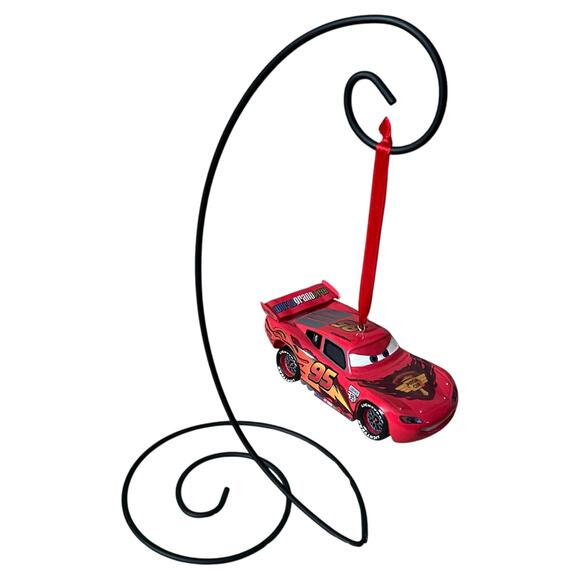 Disney Pixar Cars Lightning McQueen Car Ornament Not Tested - Picture 2 of 4